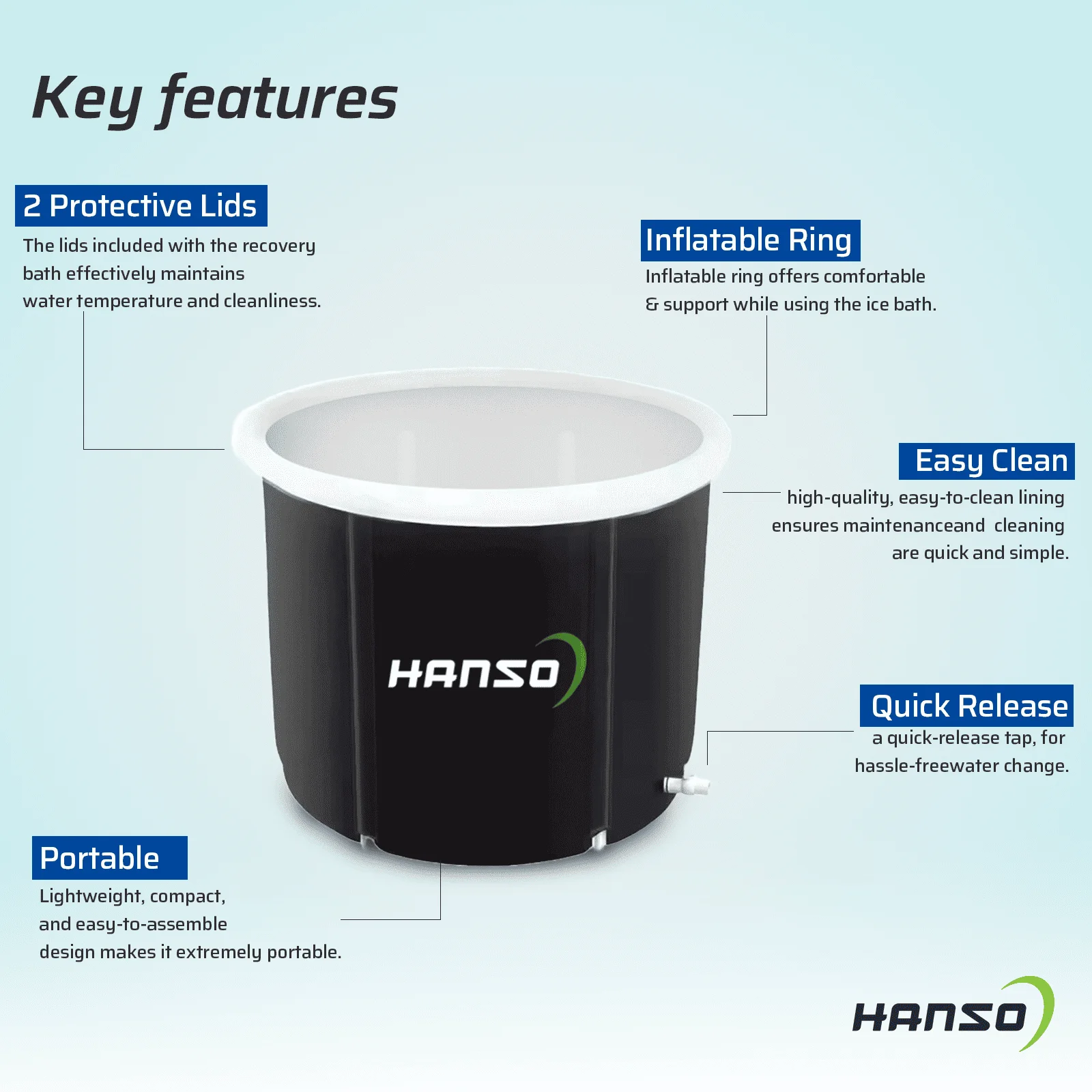 Hanso Ice Bath tub