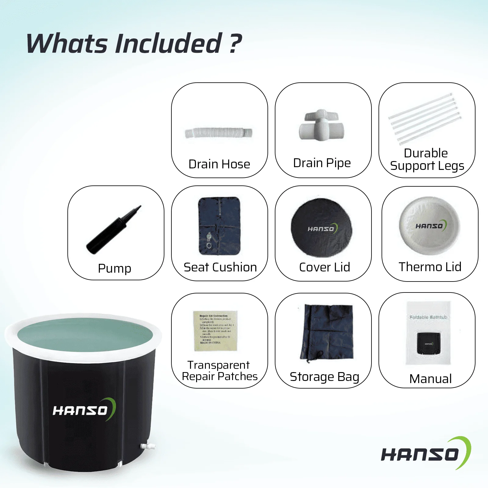 Hanso Ice Bath tub